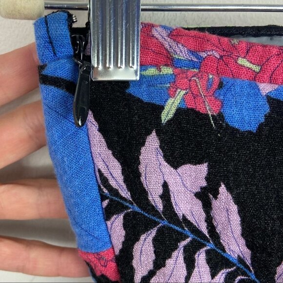 Urban Outfitters Kimchi Blue Field Day Strapless Floral Tropical‎ Romper Boho 0 - Picture 6 of 9